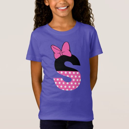 文字点々のあるs tシャツ (正面)