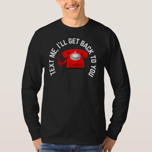 文字私が戻ってくる Tシャツ (正面)
