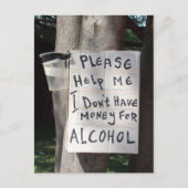 文字笑わされるはがき ポストカード (正面)