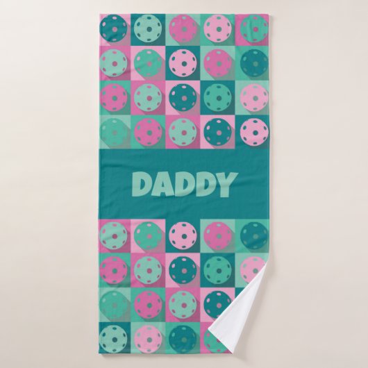 文字素晴らしピックル💗ピンク💚 バスタオル (バスタオル)