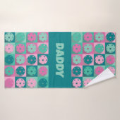 文字素晴らしピックル💗ピンク💚 バスタオル (バスタオル)