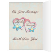 文字結婚のお祝いのカード (内側 (左))