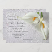 文字結婚式招待状 招待状 (正面/裏面)