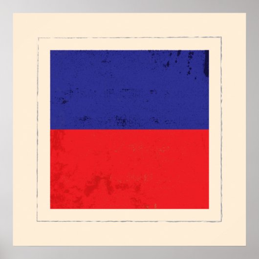 文字航海の「E」信号フラグ ポスター (正面)