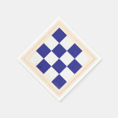 文字航海の「N」信号フラグ スタンダードカクテルナプキン (角)