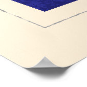 文字航海の「P」信号フラグ ポスター (角)