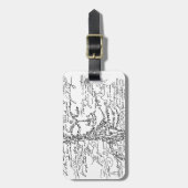 文字菩薩 ラゲッジタグ (正面縦)