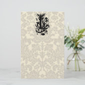 文字華美"L" 便箋 (スタンド正面)