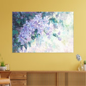 *~*文字薄紫TV2引き伸ばしキャンバス印刷の追加 キャンバスプリント (インサイチュ (リビング))