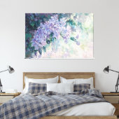 *~*文字薄紫TV2引き伸ばしキャンバス印刷の追加 キャンバスプリント (インサイチュ (寝室))