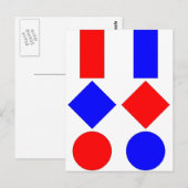 文字表 ポストカード (正面/裏面)