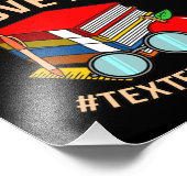 文字証拠を証明する英語先生 フォトプリント            (角)