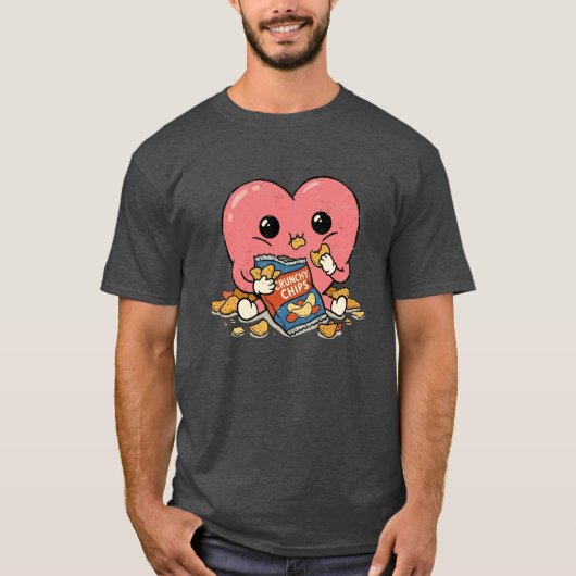 文字通りのスナック攻撃 Tシャツ (正面)