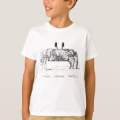 文字通りの水平思考 Tシャツ (正面)