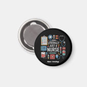 文字通りナース登録ナースギフト マグネット (正面/裏面)