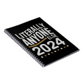 文字通り他の誰もが2024年の政治選挙 ノートブック (右側)