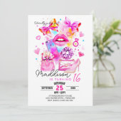 文字通り女の子招待状ネオンコケット 招待状 (スタンド正面)