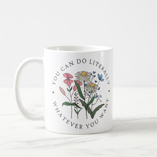 文字通り好きなように出来る コーヒーマグカップ (左)