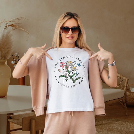 文字通り好きなように出来る Tシャツ