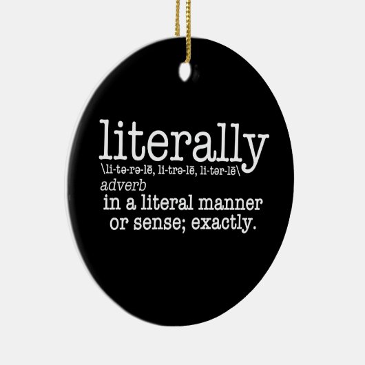 文字通り定義された英文法 セラミックオーナメント (右)