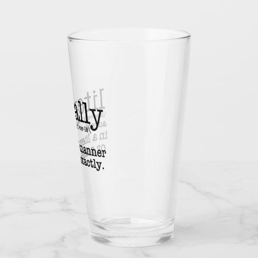 文字通り定義された英文法 タンブラーグラス (左)