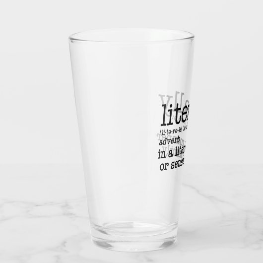 文字通り定義された英文法 タンブラーグラス (右)