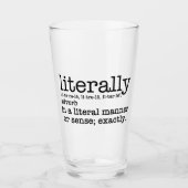 文字通り定義された英文法 タンブラーグラス (正面)