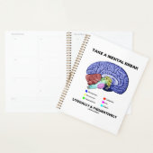 文字通り比喩的に精神的な休憩を取る プランナー手帳 (ディスプレー)