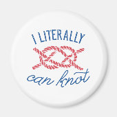 文字通り結び目ができる マグネット (正面)