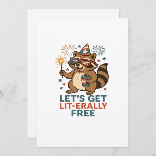 文字通り解放されよう - 無料デザインファンキーなパーティー名言 シーズンカード (正面/裏面)