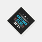 文字通り誰でも2024年米国大統領選挙 スタンダードカクテルナプキン (角)