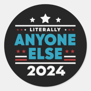 文字通り誰でも2024年米国大統領選挙 ラウンドシール