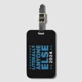 文字通り誰でも2024年米国大統領選挙 ラゲッジタグ (正面縦)