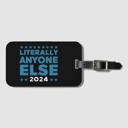 文字通り誰でも2024年米国大統領選挙 ラゲッジタグ (正面横)