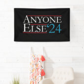 文字通り誰でも2024年米国大統領選挙 横断幕 (インサイチュ)