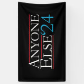 文字通り誰でも2024年米国大統領選挙 横断幕 (縦)