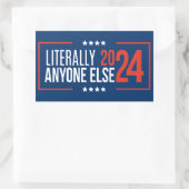 文字通り、他の誰でも2024 長方形シール (バッグ)