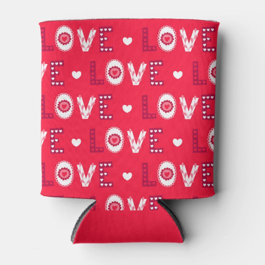 文字飾 缶クーラー (正面)