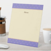 文字　カスタマイズ　とんぼ　パープル   台座サイン (インサイチュ)