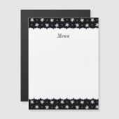 文字　カスタマイズ　リリー　ブラック      (正面/裏面)