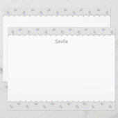 文字　カスタマイズ　野ばら　グレー    (正面/裏面)