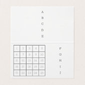 文字　カスタマイズ　野ばら　ベージュ   名刺 (内部フラット)