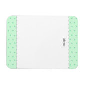 文字 カスタマイズ 野ばら　ミントグリーン　マグネット マグネット (横)