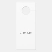 文字　カスタマイズ　Don't disturb ドアノブサイン (裏面)