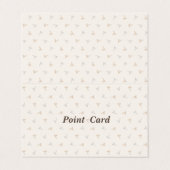 文字　カスタム　とんぼ（アイボリー）   名刺 (外部フラット)