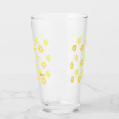 文字　カスタム　レモン 　 タンブラーグラス (左)