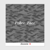 文字　カスタム　迷彩（ダーク）   シール (シート)