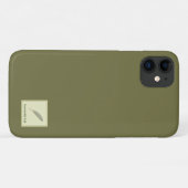 文字 カスタム Sustainable Life グリーン Case-Mate iPカスタ iPhoneケース (裏面(横))