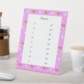 文字　カスタム　SWEETS（ピンク）      台座サイン (インサイチュ)