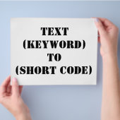 文字（キーワード）から（ショートコード） チラシ (手)